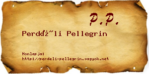 Perdéli Pellegrin névjegykártya